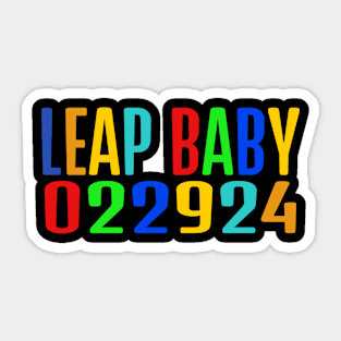 LEAP BABY-022924 LEAP YEAR DAY Sticker